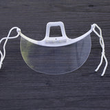 Transparent Face Mask Special Anti-fog Spray Saliva Chef Spit Plastic Kitchen Restaurant Anti-bacteria Mask One