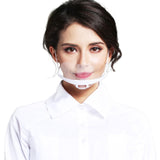 Transparent Face Mask Special Anti-fog Spray Saliva Chef Spit Plastic Kitchen Restaurant Anti-bacteria Mask One