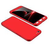 For OPPO F3/A77(International) Slim 3 in 1 Hybrid Hard Case Full Body 360 Degree Protection Back Cover Red black red