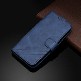 For Samsung A7 2018 Denim Pattern Solid Color Flip Wallet PU Leather Protective Phone Case with Buckle & Bracket blue