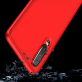 For HUAWEI P30 LITE Ultra Slim PC Back Cover Non-slip Shockproof 360 Degree Full Protective Case red