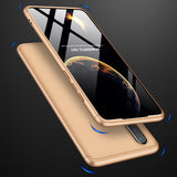 For HUAWEI P30 LITE Ultra Slim PC Back Cover Non-slip Shockproof 360 Degree Full Protective Case gold