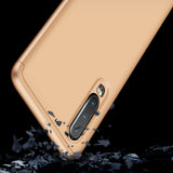 For HUAWEI P30 LITE Ultra Slim PC Back Cover Non-slip Shockproof 360 Degree Full Protective Case gold