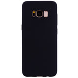 for Samsung S8 Lovely Candy Color Matte TPU Anti-scratch Non-slip Protective Cover Back Case yellow