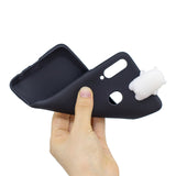 For Samsung A10S A20S Color Painting 3D Cartoon Animal Full Protective Soft TPU Mobile Phone Case black