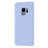 For Samsung S9/S9 Plus Mobile Phone Cover Classic Plain Design Classic Smartphone Case Soft TPU Phone Shell Taro purple