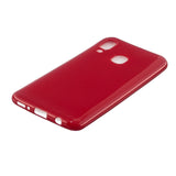 For Samsung A20E/A40/A70 Cellphone Cover Soft TPU Phone Case Simple Profile Scratch Resistant Full Body Protection Shell Rose red
