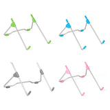 LS11 Aluminum Alloy Folding Collapsible Bracket Base Quick Heat Dissipation Stand For Macbook Laptops Tablet Holder Pink