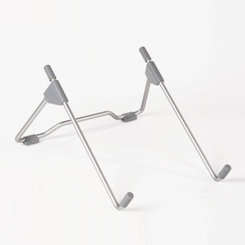LS11 Aluminum Alloy Folding Collapsible Bracket Base Quick Heat Dissipation Stand For Macbook Laptops Tablet Holder gray