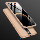 For OPPO F11 pro Ultra Slim PC Back Cover Non-slip Shockproof 360 Degree Full Protective Case red
