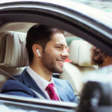 Mini Wireless In-Ear Bluetooth Earphone 180 Degrees Rotated Headset for iPhone Samsung white