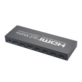 For HDMI 2.0 4X2 Array Support 4K/60 YUV4:4:4 HDR ARC Infrared Remote Control Without Battery black