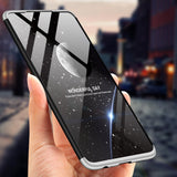 For HUAWEI P30 LITE Ultra Slim PC Back Cover Non-slip Shockproof 360 Degree Full Protective Case blue