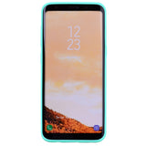 for Samsung S8 Lovely Candy Color Matte TPU Anti-scratch Non-slip Protective Cover Back Case Light blue