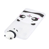 For Samsung A10S A20S Color Painting 3D Cartoon Animal Full Protective Soft TPU Mobile Phone Case yellow