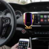 R1 Smart Induction Car Phone Holder Wireless Charging Car Holder Bluetooth Positioning Car Charger Silver