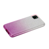 For HUAWEI Mate 30/Nova 5I pro/Mate 30 Pro/PSmart /Y5P/Y6P 2020 Phone Case Gradient Color Glitter Powder Phone Cover with Airbag Bracket purple