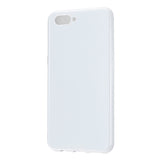 For OPPO A5/A3S/A9 2020 Cellphone Cover Soft Touch Anti-scratch Shockproof TPU Mobile Phone Case  Milk white
