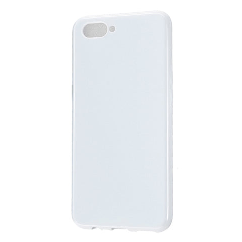 For OPPO A5/A3S/A9 2020 Cellphone Cover Soft Touch Anti-scratch Shockproof TPU Mobile Phone Case  Milk white