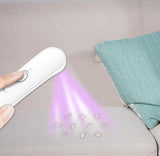 Portable LED UV Germicidal Lamp Mini Handheld Sanitizer Stick Fast Disinfection for Travel Home white