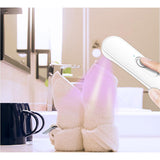 Portable LED UV Germicidal Lamp Mini Handheld Sanitizer Stick Fast Disinfection for Travel Home black
