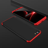 For OPPO A83/A1 Ultra Slim PC Back Cover Non-slip Shockproof 360 Degree Full Protective Case red