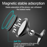 Magnetic Phone Holder GPS Universal Mobile Phone Mount Air Vent Car Holder Black