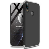 for Redmi NOTE 7 Ultra Slim PC Back Cover Non-slip Shockproof 360 Degree Full Protective Case blue_Redmi NOTE 7