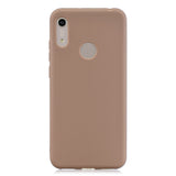 For HUAWEI Y6 2019 Lovely Candy Color Matte TPU Anti-scratch Non-slip Protective Cover Back Case 10