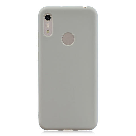 For HUAWEI Y6 2019 Lovely Candy Color Matte TPU Anti-scratch Non-slip Protective Cover Back Case 12
