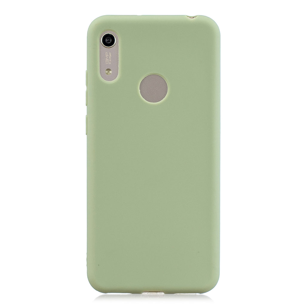 For HUAWEI Y6 2019 Lovely Candy Color Matte TPU Anti-scratch Non-slip Protective Cover Back Case 10