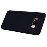 for Samsung S8 Lovely Candy Color Matte TPU Anti-scratch Non-slip Protective Cover Back Case Navy