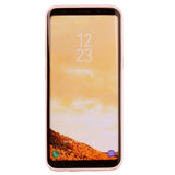 for Samsung S8 Lovely Candy Color Matte TPU Anti-scratch Non-slip Protective Cover Back Case Light pink