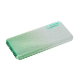 For Samsung A10/A50/A30S/A70/A20S Phone Case Gradient Color Glitter Powder Phone Cover with Airbag Bracket green