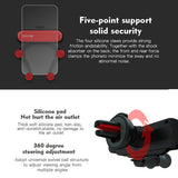 Universal Car Phone Holder For iPhone X XS Max Samsung Huawei Car Air Vent Mount Holder Gravity Mobile Phone Holder red