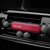 Universal Car Phone Holder For iPhone X XS Max Samsung Huawei Car Air Vent Mount Holder Gravity Mobile Phone Holder red