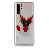 For HUAWEI P30 Pro Christmas Phone Case Protective Shell Super Soft TPU Smartphone Cover Anti-scratch Anti-fall Protection Cover