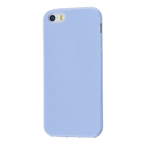 For iPhone 5/5S/SE/6/6S/6 Plus/6S Plus/7/8/7 Plus/8 Plus Cellphone Cover Soft TPU Bumper Protector Phone Shell Taro purple