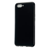For OPPO A5/A3S/A9 2020 Cellphone Cover Soft Touch Anti-scratch Shockproof TPU Mobile Phone Case  Bright black