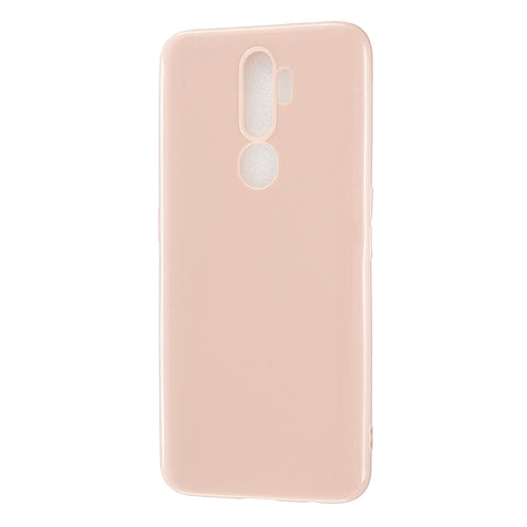 For OPPO A5/A3S/A9 2020 Cellphone Cover Soft Touch Anti-scratch Shockproof TPU Mobile Phone Case  Sakura pink