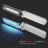 Ultraviolet Disinfection Lamp Portable Sterilization Light UVC Handheld Folding House Use