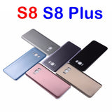 Exquisite Battery Protective Cover Glass Housing Rear Back Cover for Samsung Galaxy S8 S8+ Pink