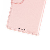 For Samsung J2 PRO 2018/Grand Prime Pro/J250 PU Cell Phone Case Protective Cover Shell with Buckle Rose gold