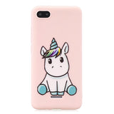 For Redmi 6A Phone Cases TPU Full Cover Cute Cartoon Painted Case Girls Mobile Phone Cover with Matched Pattern Adjustable Bracket 6