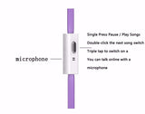 Langsdom JM21 In-ear Earphones Wired Headsets with Mic Earbuds Earpiece for Phone white