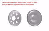 Langsdom JM21 In-ear Earphones Wired Headsets with Mic Earbuds Earpiece for Phone white
