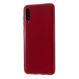 For Samsung A20E/A40/A70 Cellphone Cover Soft TPU Phone Case Simple Profile Scratch Resistant Full Body Protection Shell Rose red