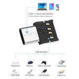 Micro USB Type C to 2.0 OTG Adapter Converter Universal Data Cable for Laptop Tablet PC Type-C