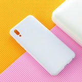 For VIVO Y93/Y95 Mobile Phone Case Glossy Finish Lightweight TPU Cellphone Cover Anti-scratch Overal Protection Shell Sakura pink