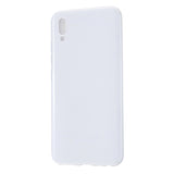 For VIVO Y93/Y95 Mobile Phone Case Glossy Finish Lightweight TPU Cellphone Cover Anti-scratch Overal Protection Shell Sakura pink